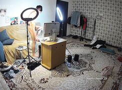 seduces as he strokes. SPY CAM