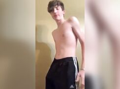 Fit Jock Shoots a Massive load