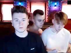 3 hot boys trio cam boys gay porn