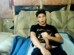 #112 [BW] -- Horny boy cums twice and escapes mom