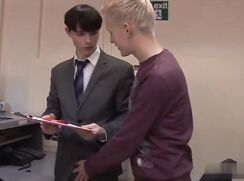 Let's Enjoy Brit Office Boys Twinks Porn