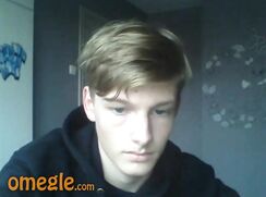 Dutch twink has his wank