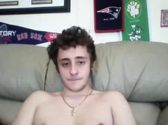 Hairy straight boy jerking for cam girl porn
