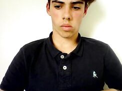 Twink with flushed cheeks