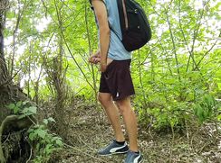 [T16]-[1] Outdoor jerk off and cumming