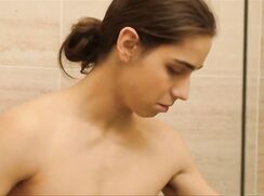 long hair ❤️ muscle twink shower