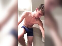Bathroom strip boy Cam Porn Undressing