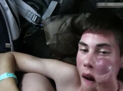 Beautiful Twink Porn Likes To Receive On His Face Good Squirts Of Sperm