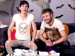 French boys creepy Halloween sex boys porn