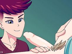 Sucking straight roommate toon sex porn