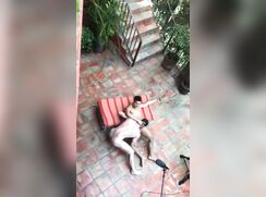 Exposed sex in public outside