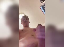 Derek Jacks off on my Face