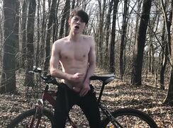 Come On A Bicycle Ride Gay Porn Multi Cum Solo