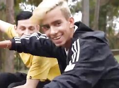 Latino Interacial Bareback Trio