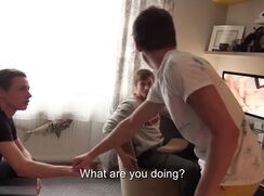 Twink's 1st Porn Scene: Gentle to Rough Sex