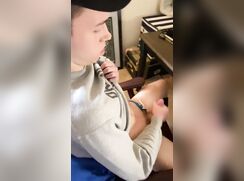 [ABX][088] - Homeschool Jesse Gold jerks off during online class