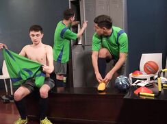 soccer 3-way dildo ass stretch boys porn