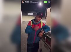 sucking my straight friend on the street