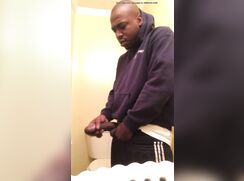 Horny guy rubs one out