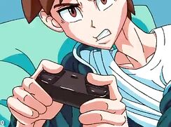 Horny Cartoon Gamers