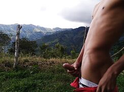 [ABX][176] - Joven com fran verga se masturba al aire, mucho semen