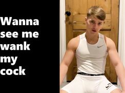 Wanna see me wank my cock