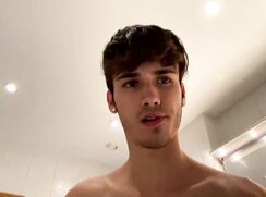 can't resist wanking his big,