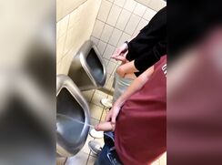 [ABX][309] - School toilet duo jerk and cum