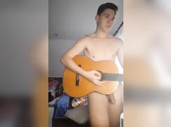 Nude Guitar Boy