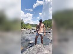 Monday river wank porn public