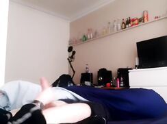 [TEEN][010] - 20 year old with big dick masturbates in uni room