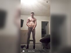 Oliver Oils up his hot nude Body