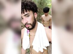 Some dude followed me on the trail so I let him suck it