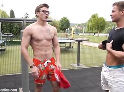 Sport boys happy bare ending