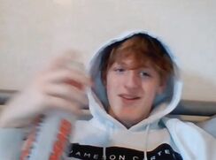 British Lad Chilling In Bed