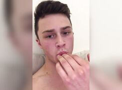 Lad tastes his load gay teen porn