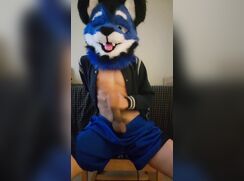 Furry Gay Creature Jerks and Cums Porn