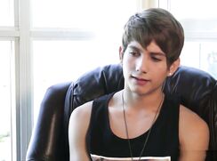 Gio's first time - taste a virgin