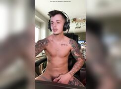 Tattooed lad popper bate