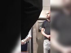 Cruising in a gay mens room 300 no cum