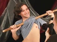 Slow Strip and Jerk Str8 Boys Porn