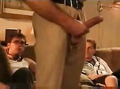 Vintage Surprising his son's friends