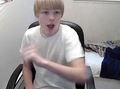 American Teen boy Wank Blond Porn