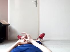 [ABX][739] - Pov Jerking off in my gym clothes and Nike Janoski