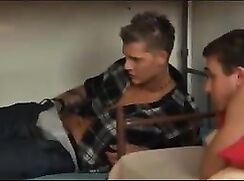 Three Room Mates Get Horny..