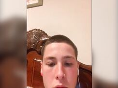 Twink with nose piercing