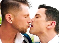 Hotties screwing on the couch gay porn videos