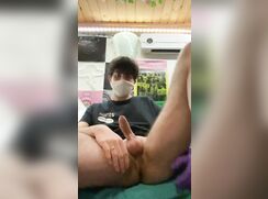 [ABX][887] - Young bear try new didlo