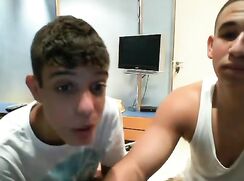 Teen duo take it cam boys porn