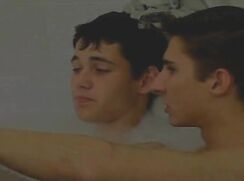 cute Russian boy sucked on bathroom